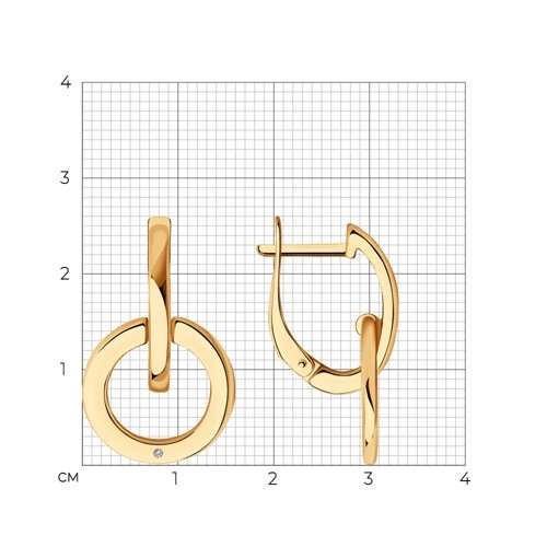 Серьги Sokolov 87020040 4,66гр. 