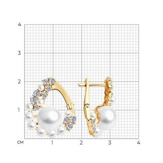 Серьги Sokolov 792216 5,89гр. 