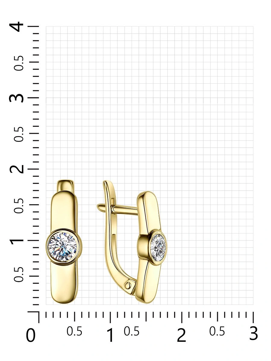 Серьги Veronika Jewelry С330-1174 2,93гр. 