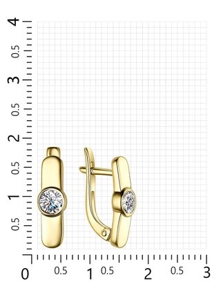 Серьги Veronika Jewelry С330-1174 2,93гр. 