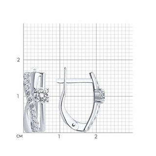 Серьги Sokolov 026816-3 2,55гр. 