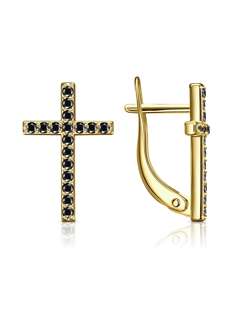 Серьги Veronika Jewelry С330-3304Ч 2.43гр 