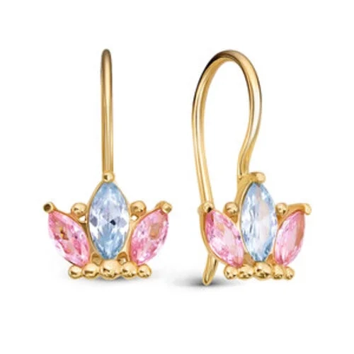 Серьги детские КЮЗ Дельта л1204975 1.27 гр 