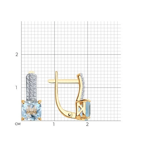 Серьги Sokolov 728256 2,59гр. 