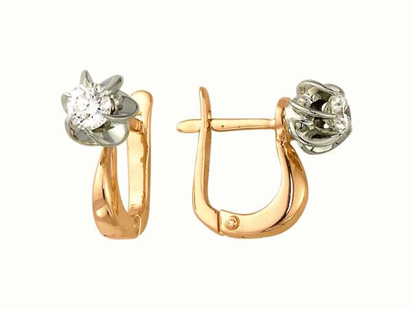 Серьги Костромской ЮЗ 28510397 3,81гр.  Серьги Костромской ЮЗ 28510397 3,81гр.