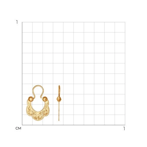 Серьги Sokolov 24408 4,2гр. 