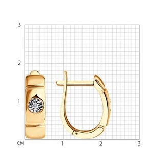 Серьги Sokolov 87020065 3,48гр. 