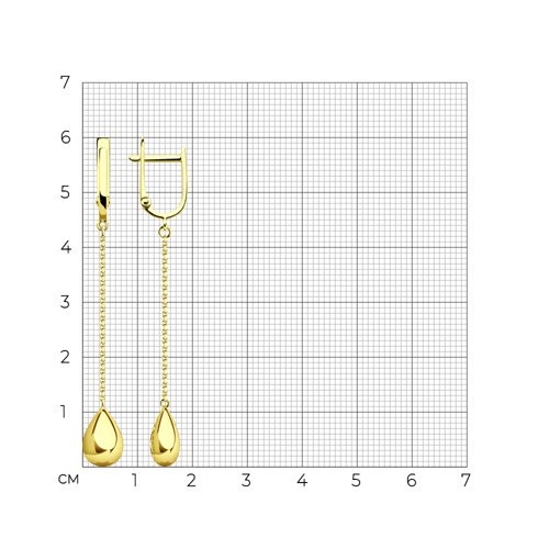 Серьги Sokolov 029547-2 2,62гр. 