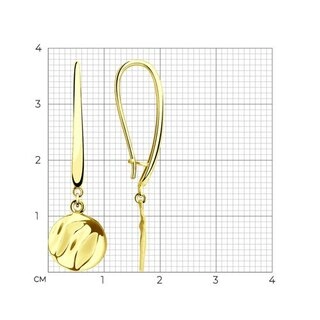 Серьги Sokolov 029153-2 2,89гр. 