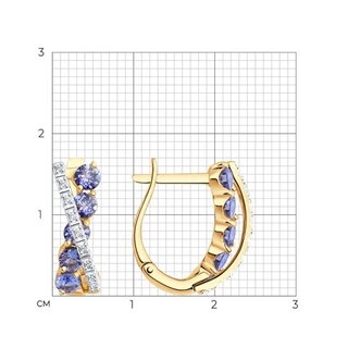 Серьги Sokolov 6024218 3,38гр. 