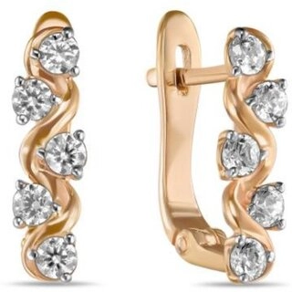 Серьги Лукас E01-Z-59728-Z 1,62гр.