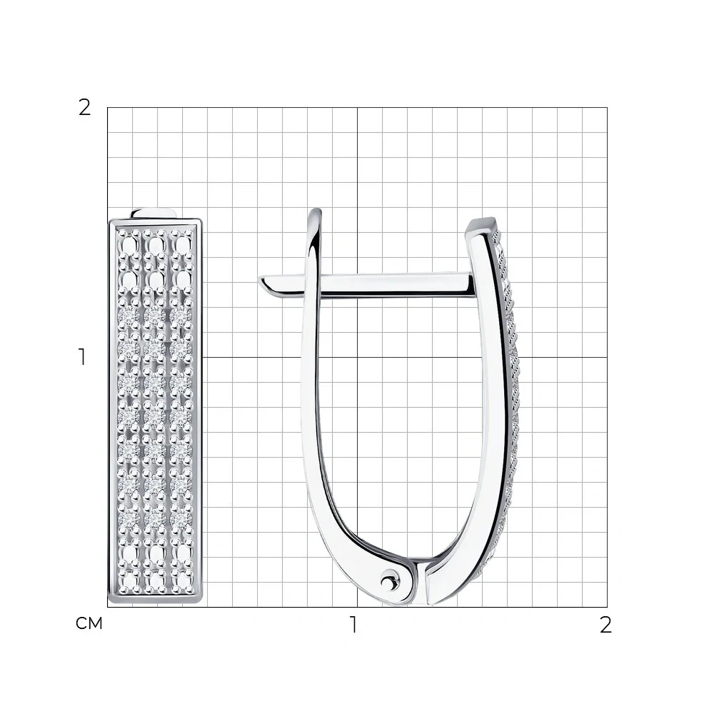 Серьги Sokolov 1021959-3 2,1гр. - фото 3