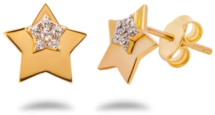 Серьги Favory E-T3KP-37 1,6гр. 