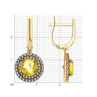 Серьги Sokolov 728092 3,88гр. 