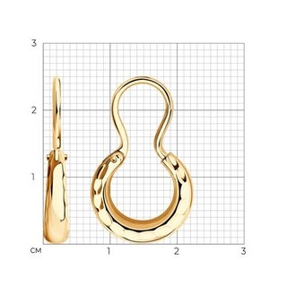 Серьги Sokolov 20438 3,3гр. 