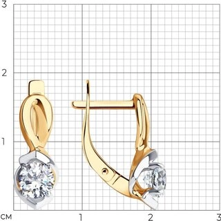 Серьги Sokolov 81020546 3,42гр. 