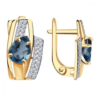 Серьги Александра кл4070а-28-01 4,05гр. 