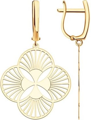 Серьги Sokolov 029328 3,85гр. 