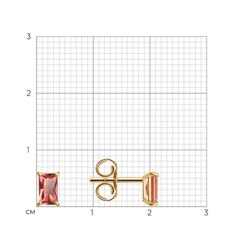 Серьги Sokolov 6024329 0,68гр. 