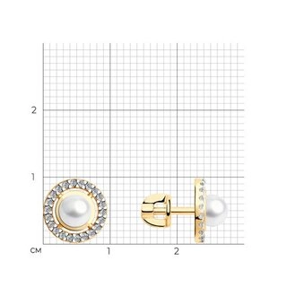 Серьги Sokolov 792200 2,62гр. 