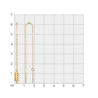 Серьги Sokolov 200108 1,4гр. 