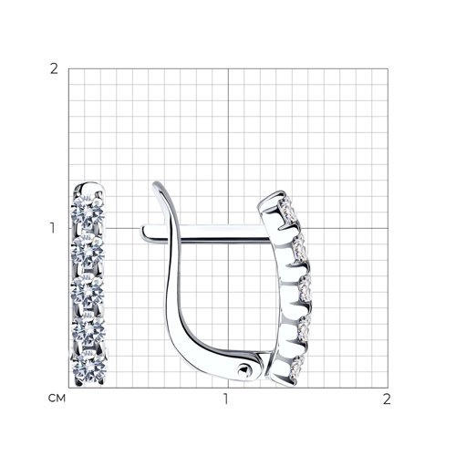 Серьги Sokolov 026808-3 1,33гр. 