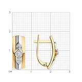 Серьги Sokolov 1021028 3,61гр. - фото 2