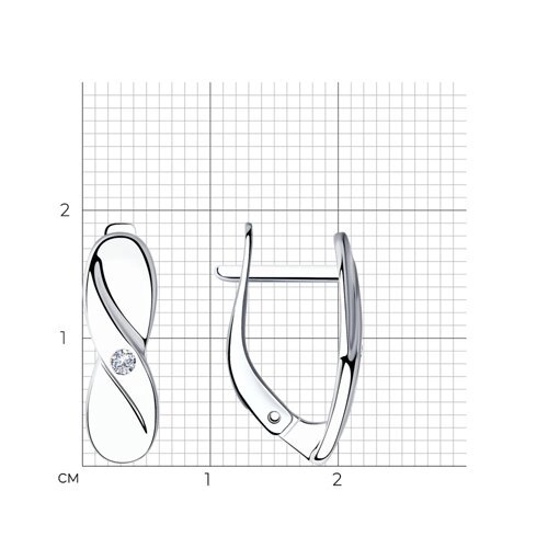 Серьги Sokolov 87020004 2,12гр. 