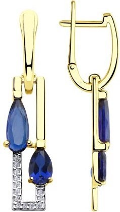 Серьги Sokolov 725801-2 4,66гр. 