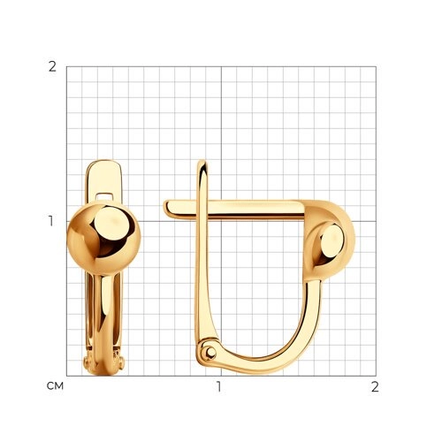 Серьги Sokolov 29038 1,53гр. 