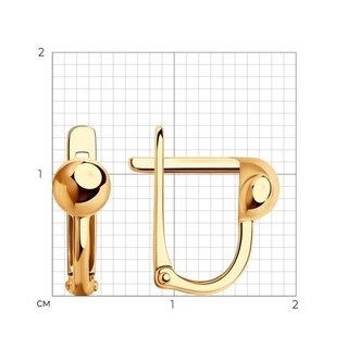 Серьги Sokolov 29038 1,53гр. 