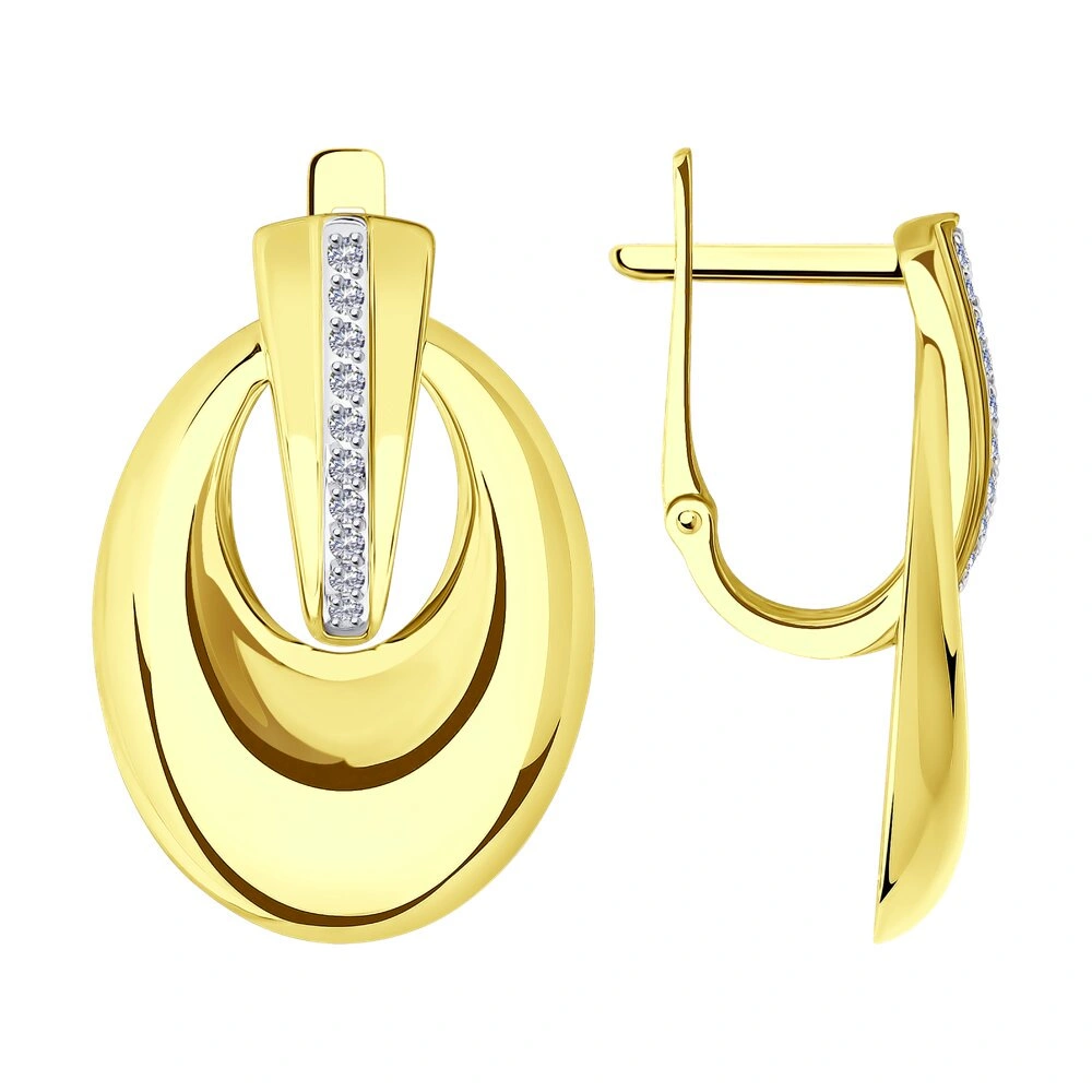 Серьги Sokolov 029348-2 4,18гр. 