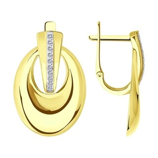 Серьги Sokolov 029348-2 4,18гр. 