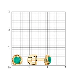 Серьги Sokolov 725415 1,49гр. 