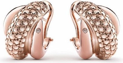 Серьги Damiani 7599* д 11,3гр  9ct 0,01ct. 