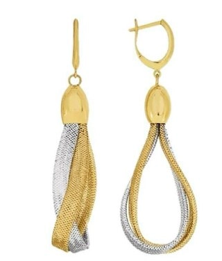 Серьги Avrora 4ЖР63-002 6,05гр. 