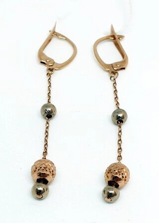 Серьги Эстет 01С765383 2,68гр. 