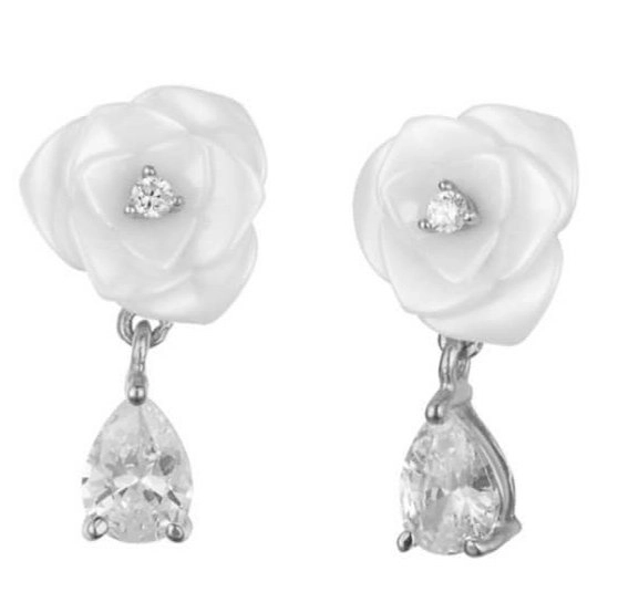 Серьги Teosa bg-c008-w-r 3,59гр. 