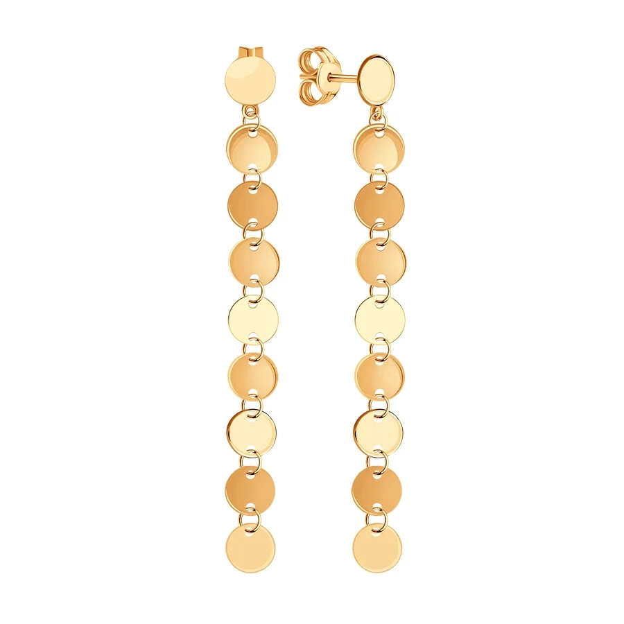 Cерьги Karatov Т10002Г302 2.06гр 