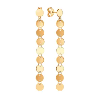 Cерьги Karatov Т10002Г302 2.06гр 