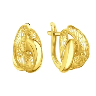 Серьги Karatov Т90002В757 3.41гр 