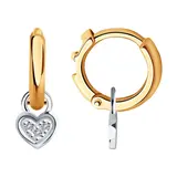 Серьги Sokolov 1021522 1,51гр. - фото 2