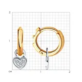 Серьги Sokolov 1021522 1,51гр. - фото 3