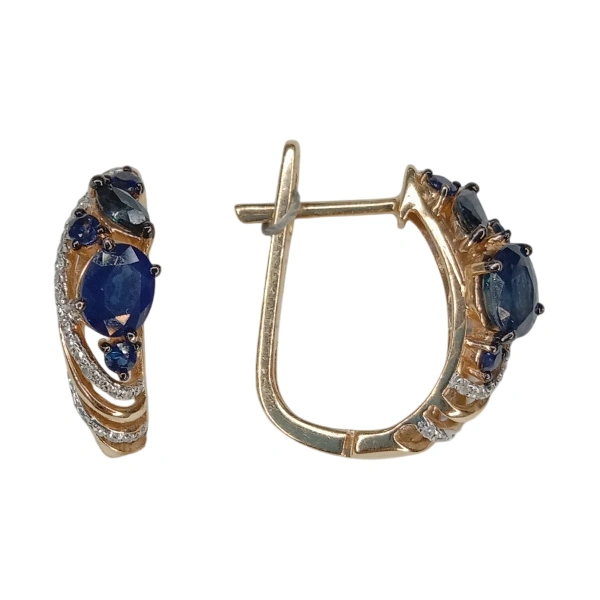 Серьги Камея 1102304231 3,46гр. - фото 2