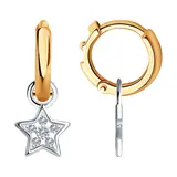 Серьги Sokolov 1021553 1,48гр.  - фото 3