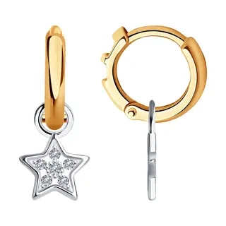 Серьги Sokolov 1021553 1,48гр.  - фото 3