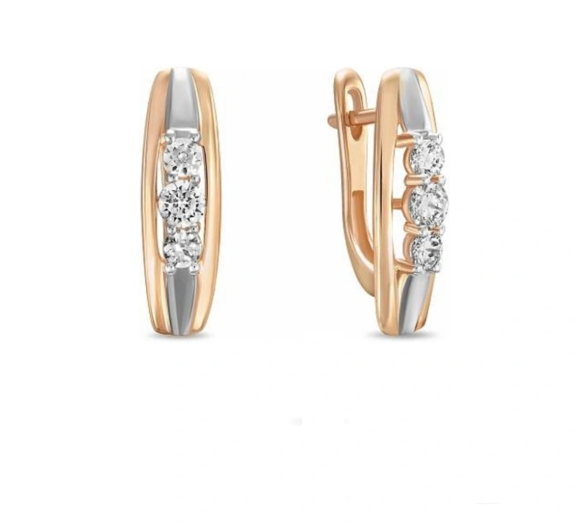 Серьги Лукас E01-Z-59915-Z 2,67гр.