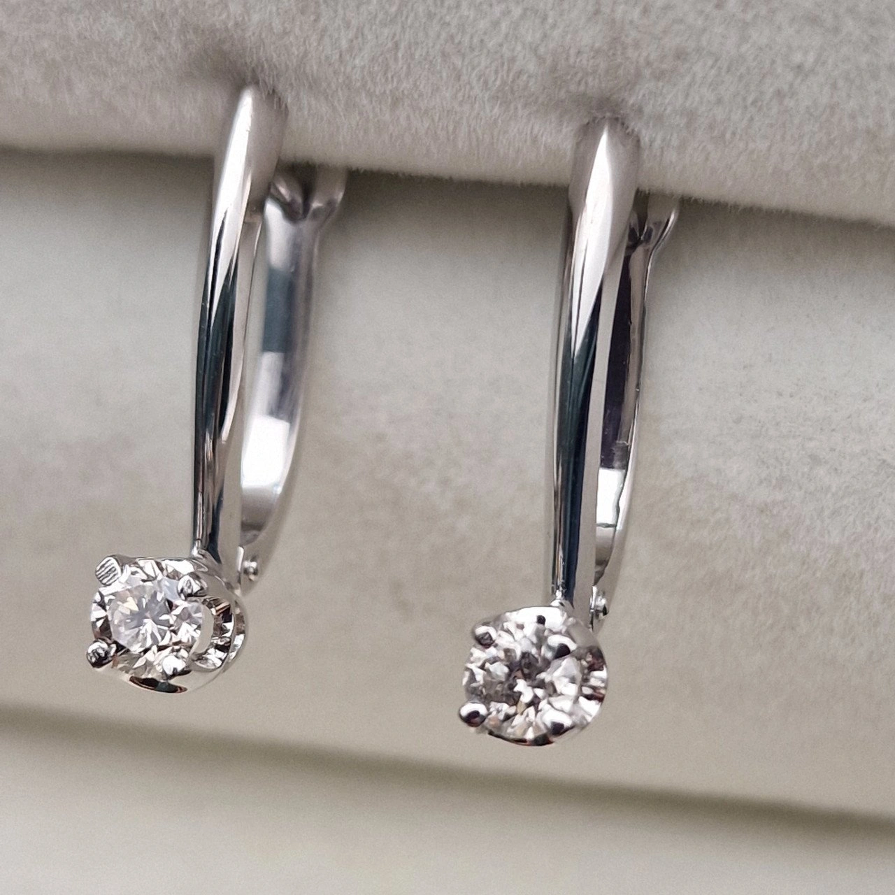 Серьги Deimantas 105155083 2,22гр 0,32ct. 