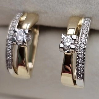 Серьги Deimantas 112358870 5,23гр 0,31ct. 