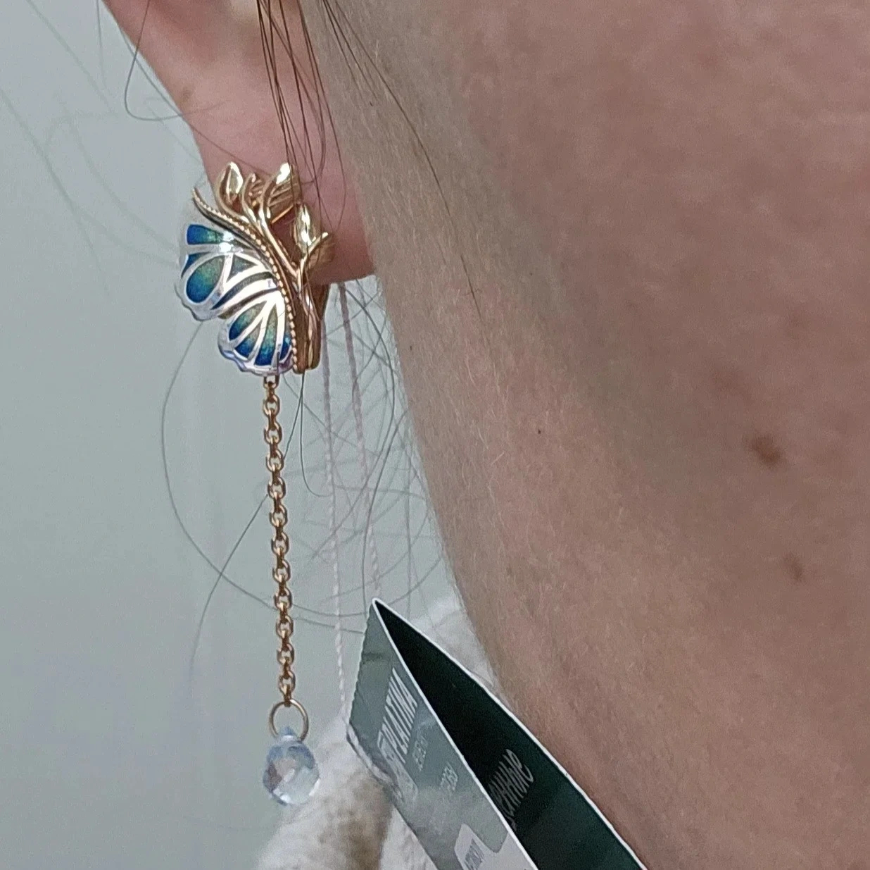 Серьги Deimantas 115396558 4.38гр  - фото 2